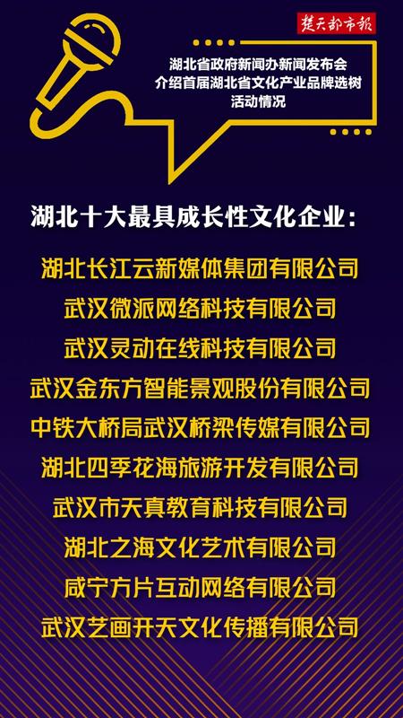 湖北文化產業發展邁上新臺階 首屆十強發布，楚天181產業園引領數字文創新浪潮